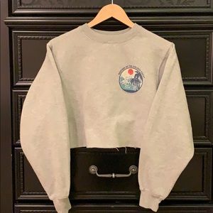 Brandy Melville John Galt Cropped Sweatshirt